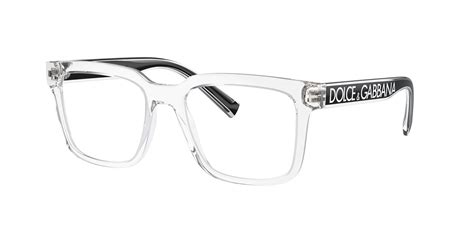 dolce and gabbana transparent glasses